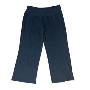 Habitat clothing women’s large core travel flood pants black new 55962‎